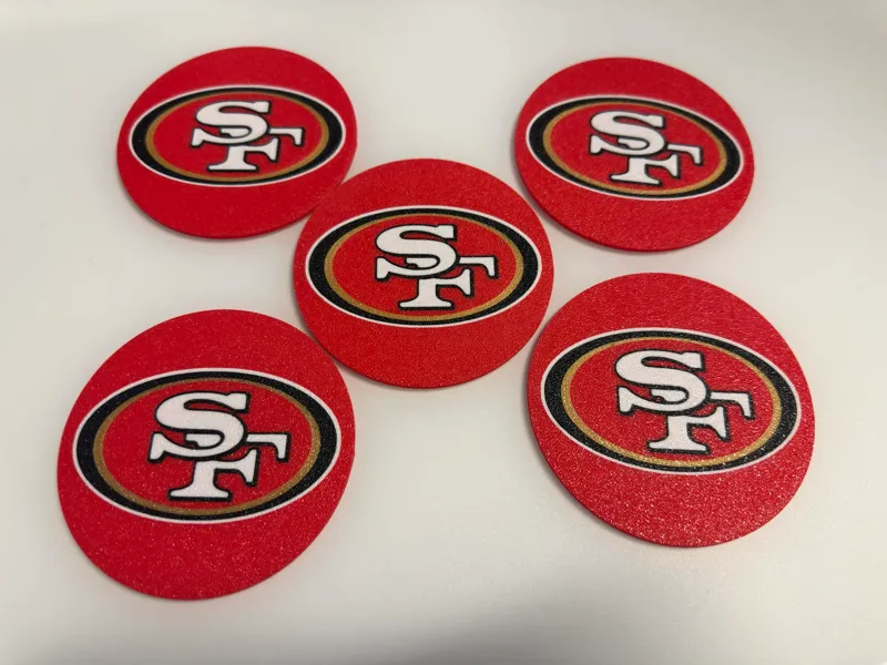 49ers Coasters