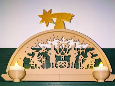 Christmas Schwibbogen Decoration Christmas candle arch