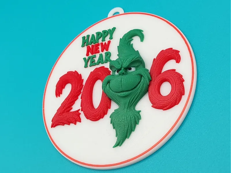 Grinch Ornament / Keychain 