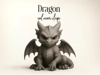 Figurine dragon fantastique — photo 1