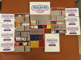 Railroad Tiles Collector Edition Portable Box