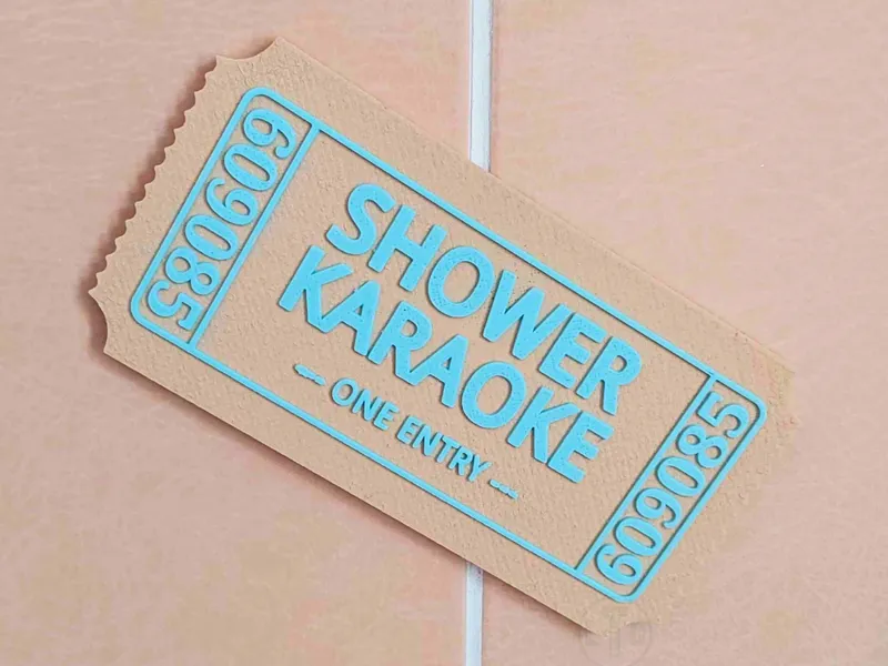 Shower Karaoke - Bathroom Wall Decoration - Fun