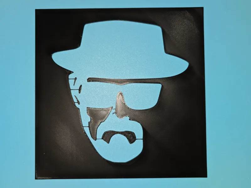 Pochoir/gabarit Heisenberg Breaking Bas