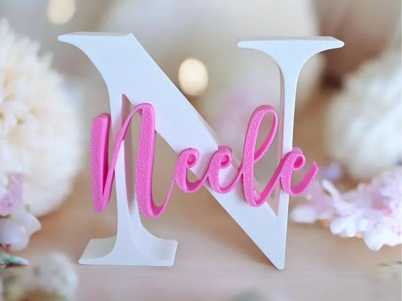 Letter N and name Neele