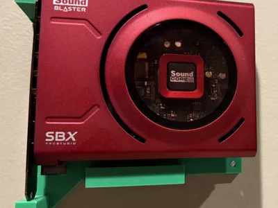 PCI-E x1 Card Wall Mount Bracket
