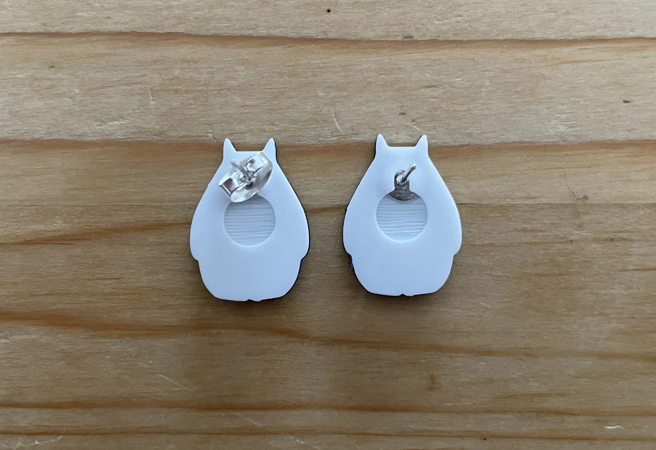 Totoro - Earrings view 3