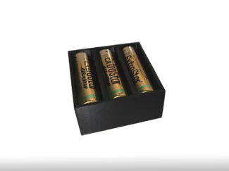 Small and Compact AA Battery Containter