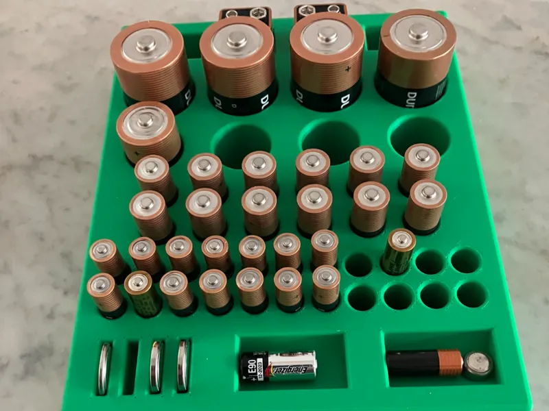 Battery Holder & Organizer