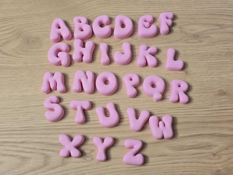 The Bubblegum Balloon Font Ultra Chunky Pop ABC