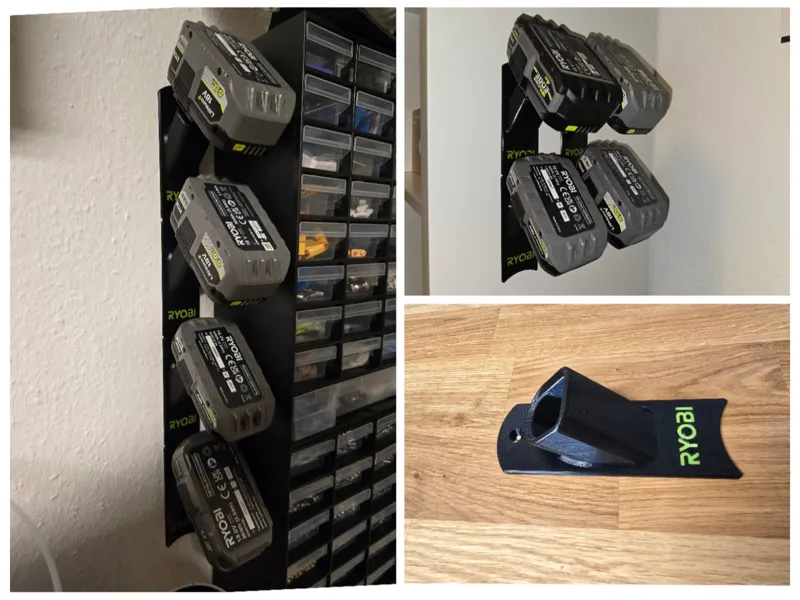 Ryobi ONE+ Akku-Wandhalterung