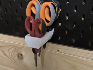 ​IKEA SKÅDIS Scissors Holder / 3 Slot Organizer