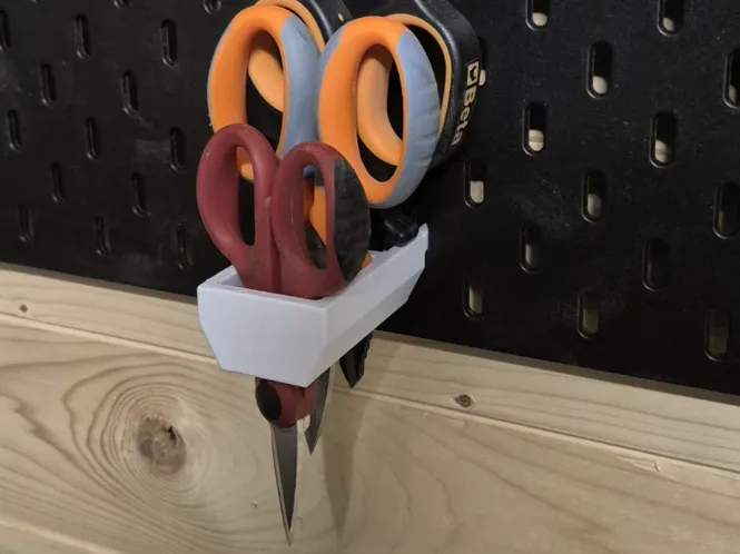 IKEA SKÅDIS Scissors Holder / 3 Slot Organizer
