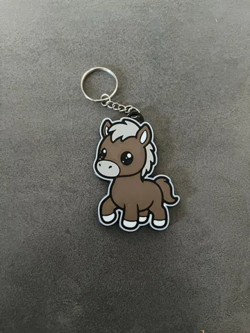 Llavero: adorable horse keychain — vista de referencia 3