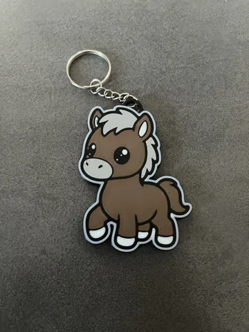 Llavero: adorable horse keychain — vista de referencia 4