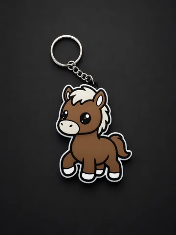 Llavero: adorable horse keychain — vista de referencia 2