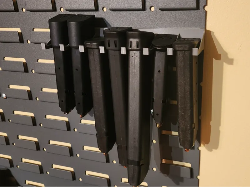 Louvered Panel (SecureIt) Pistol Magazine Holder