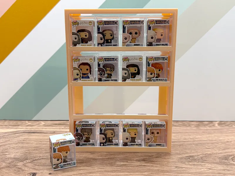 Funko Bitty Pop Acrylic Shelf - No falling out!