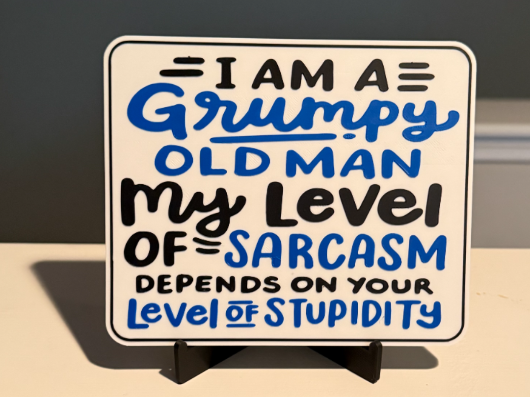 I AM A GRUMPY OLD MAN/OLD WOMAN BOTH VERSIONS