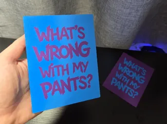 Jinx Arcane Quote "Whats Wrong With My Pants?!"