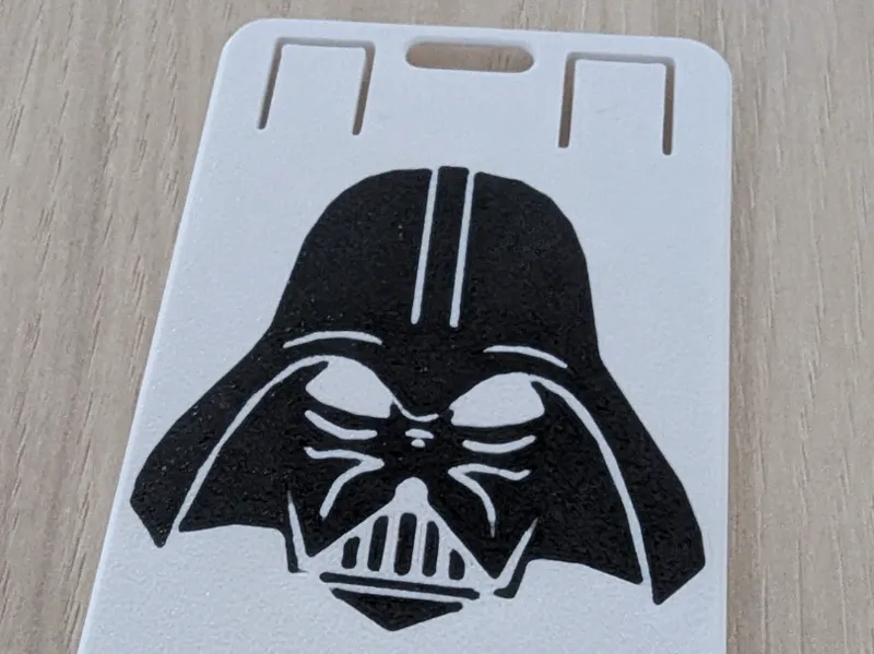 Tarjetero identificación Darth Vader