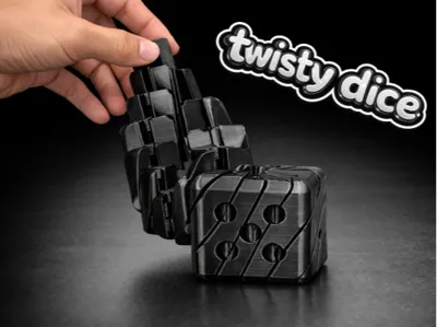 Twisty Dice Cube Fidget