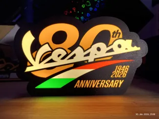 Vespa Anniversary Lightbox