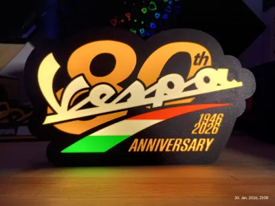 Vespa Anniversary Lightbox