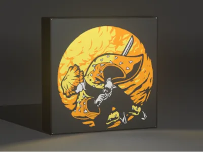 Demon Slayer Zenitsu Lightbox