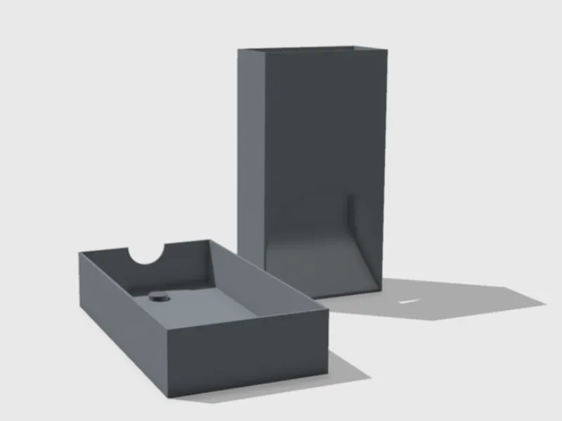 simple dice tower