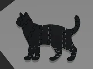 Black cat flexi