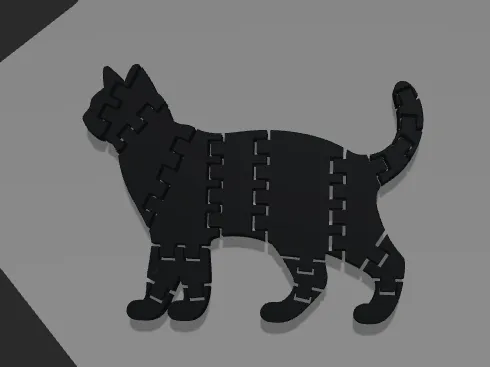 Black cat flexi