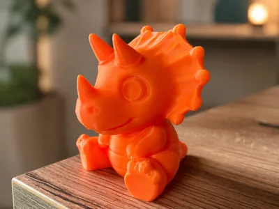 Cute Baby Triceratops