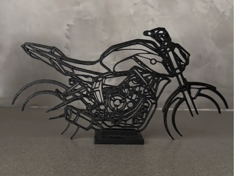 Yamaha MT-07 desk decoration