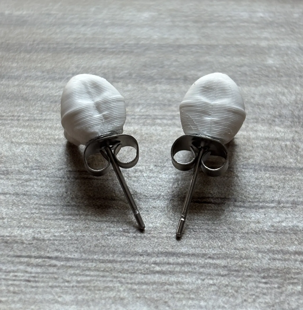 Molar Stud Earrings - Dental Humor Jewelry view 2