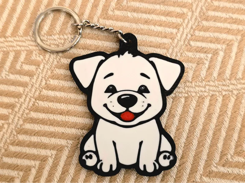Puppy Dog Keychain