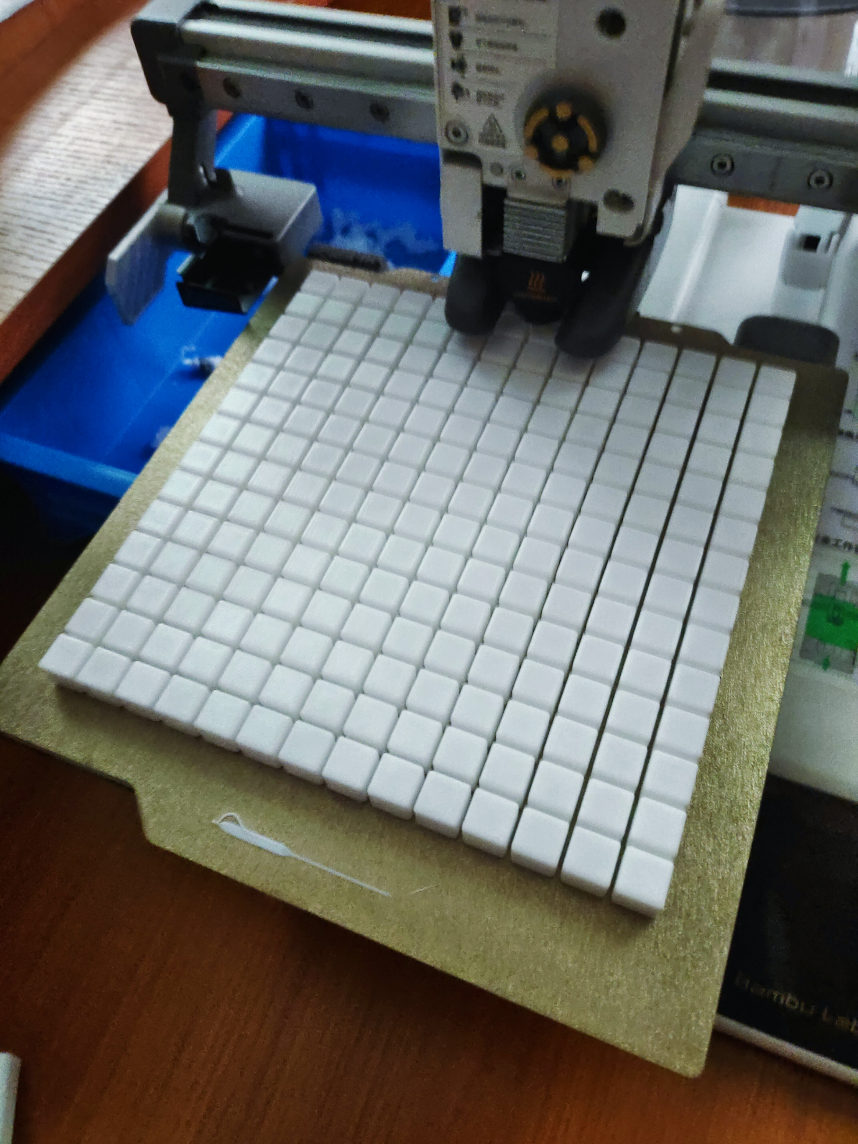 Miniatura 2 do modelo 3D 敲豆豆1cm³圆角方块 敲敲乐（参数化可编辑）倒角 测试 正方形 正方体 立方体