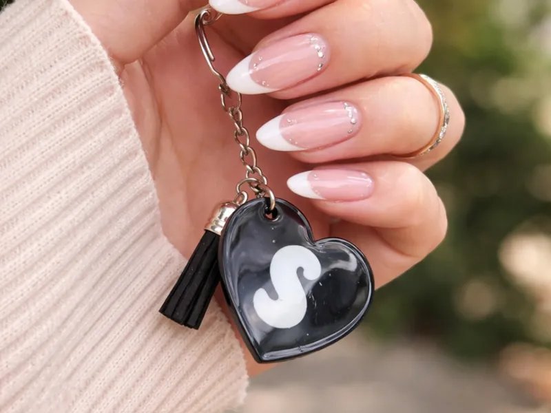 Resin Ready Initial Keychain (Commercial)