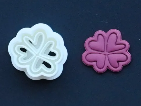 Hearts Polymer Clay Cutter Earrings Necklace