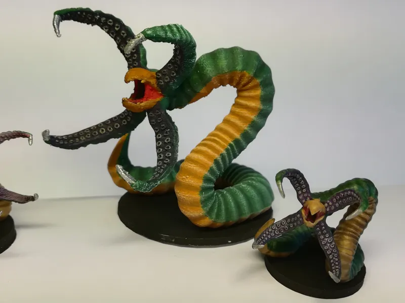 DnD Grick miniature -28mm figurine 