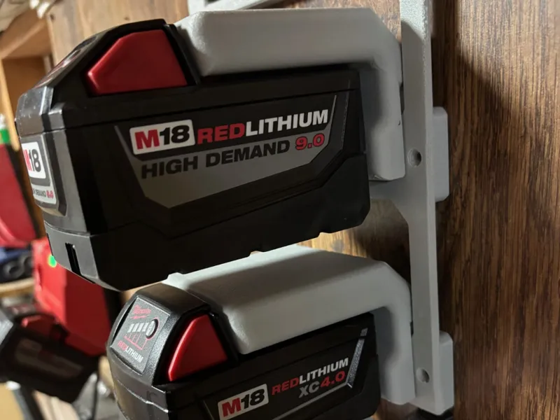 Milwaukee M18 Battery Packout Wall Holder
