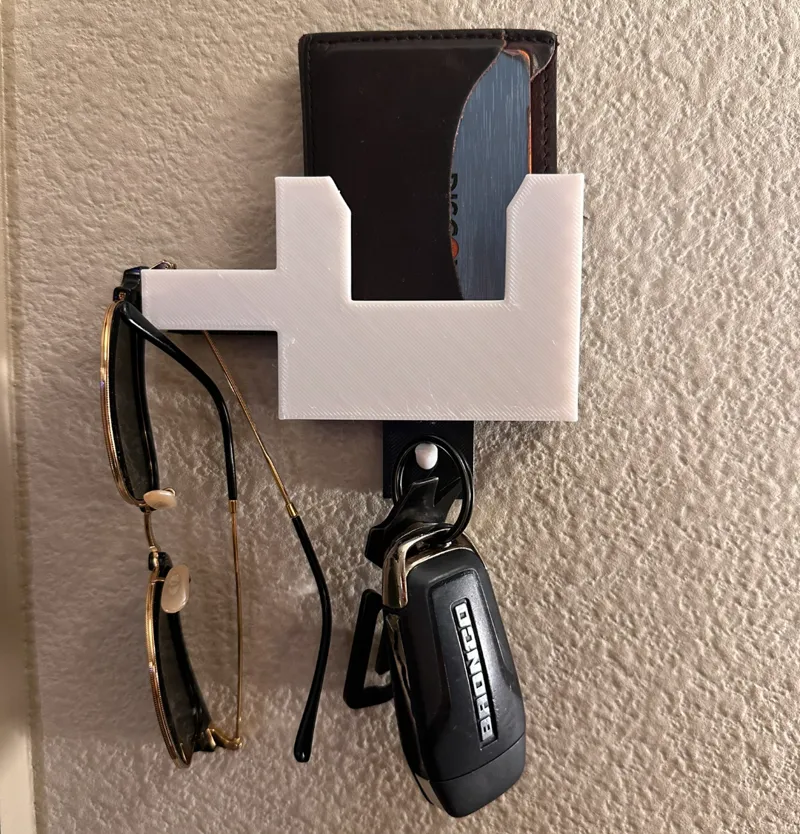 Wallet/Keys/Glasses Organizer v2