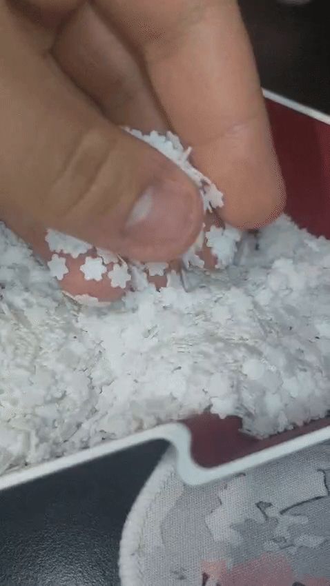 900 fiocchi di neve decorazione salva-filamento