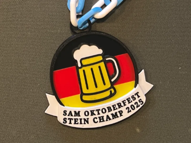 Beer Medallion - German Flag Oktoberfest