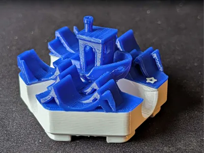 Hextraction Tile: Benchy / Tidal Wave