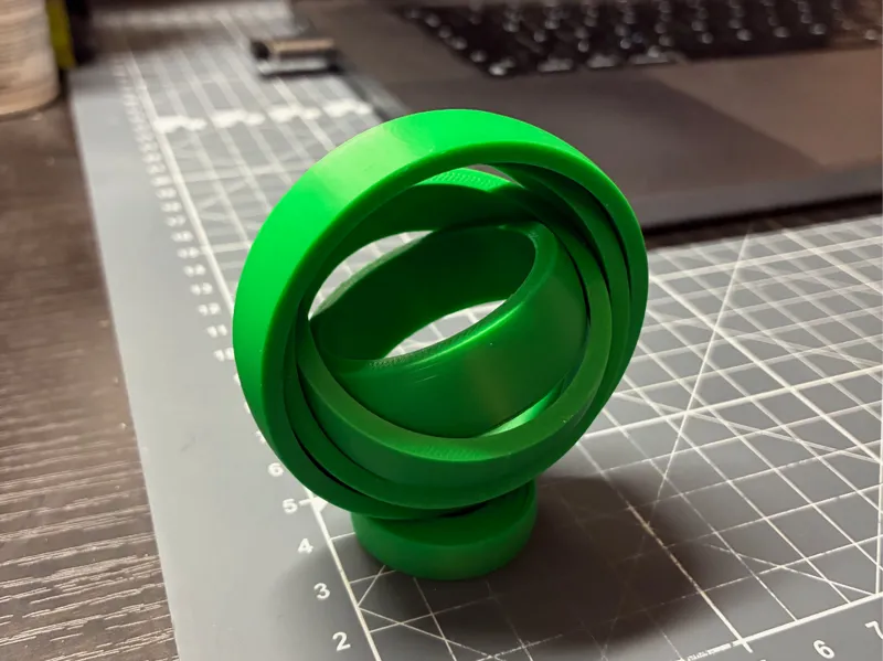 No-axis 4 ring fidget spinner 