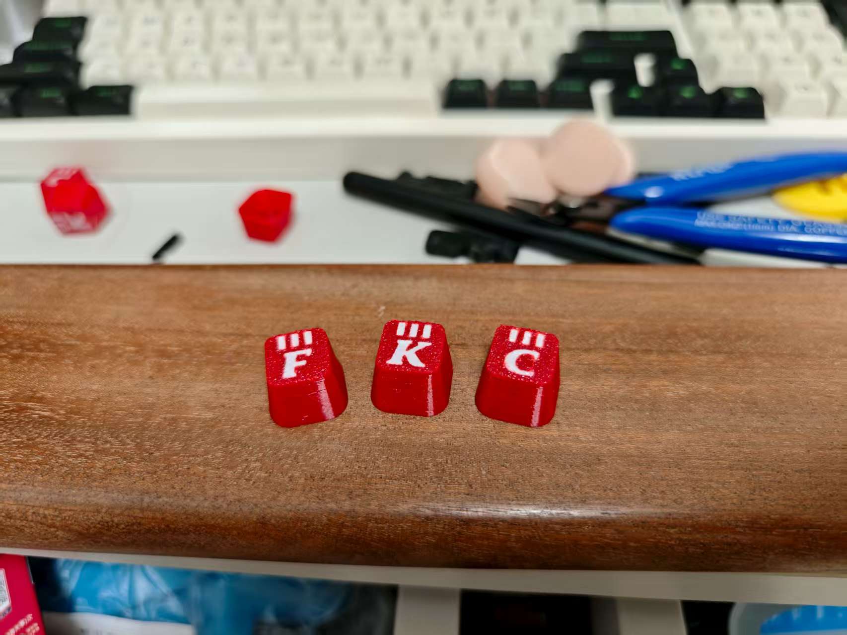 Miniatura 2 do modelo 3D kfc键盘帽  需要ams