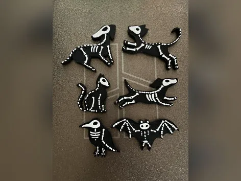 Cute animal skeletons magnets 2