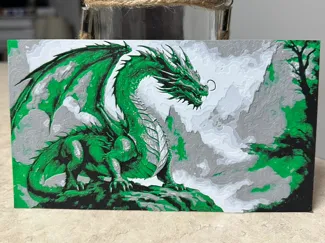 Fantasy Green Dragon