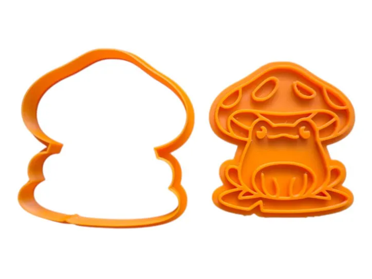 Mushroom Frog Cookie Cutter and Stamp