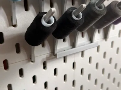 IKEA Skadis Pegboard Support and Clamps